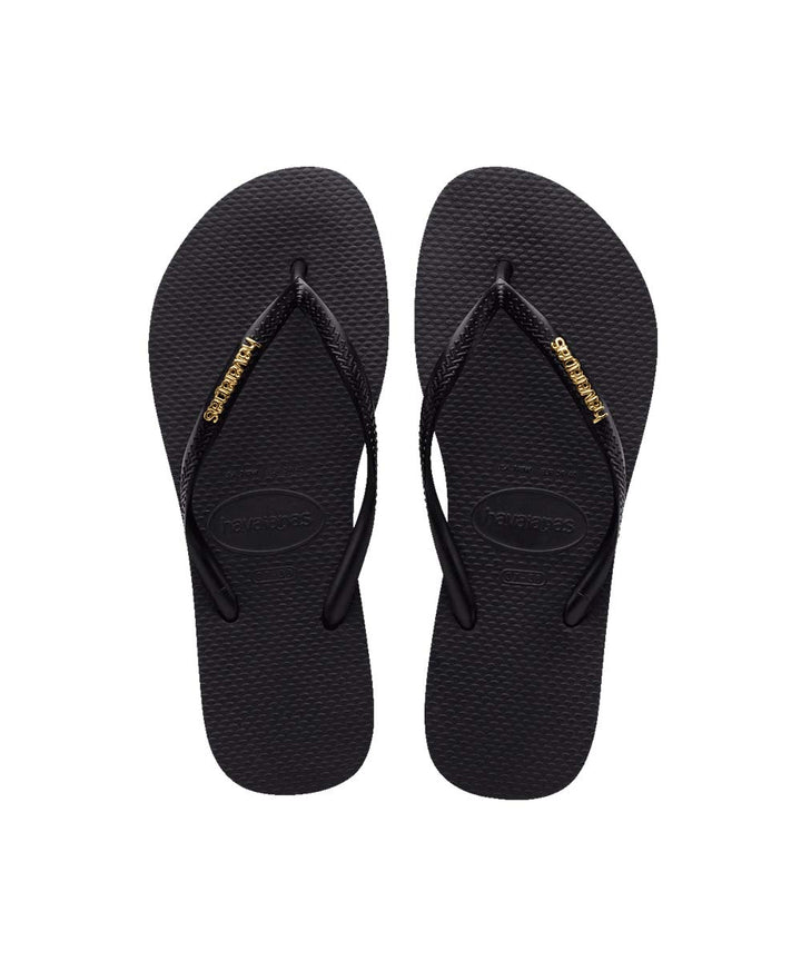 Havaianas Women's Slim Metal Logo Thongs - UGGs Online
