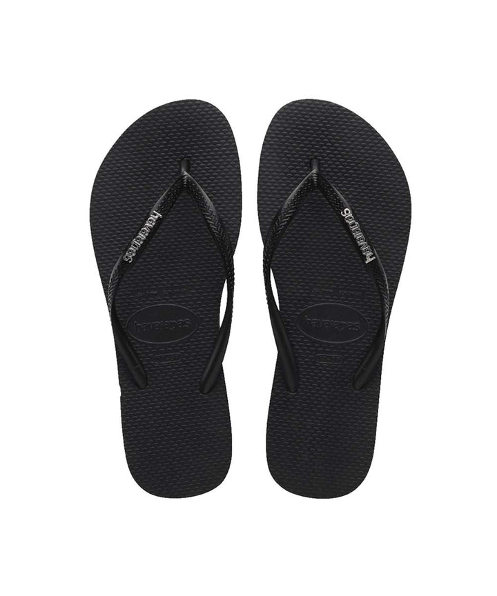 Havaianas Women's Slim Metal Logo Thongs - UGGs Online