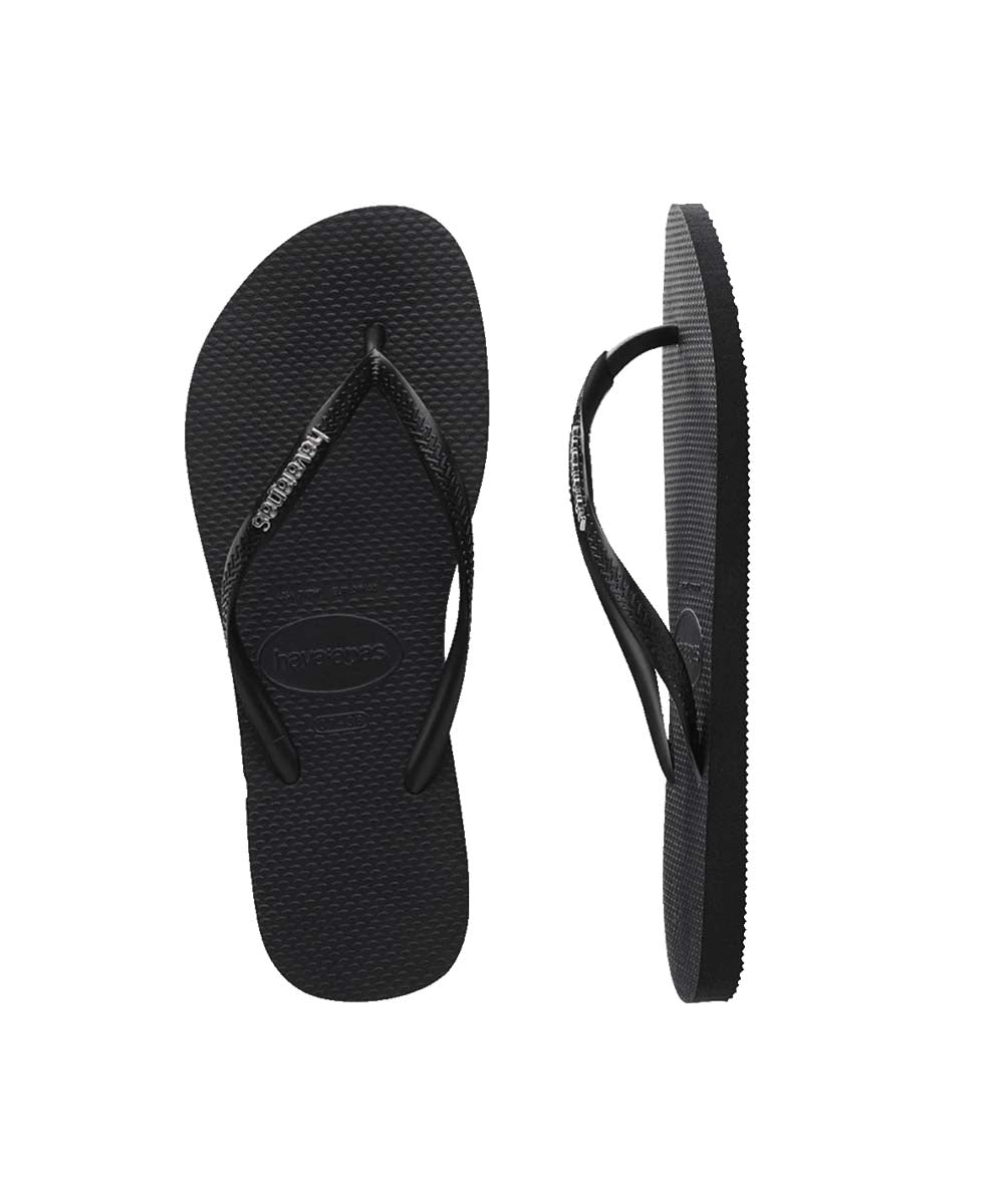 Havaianas Women's Slim Metal Logo Thongs - UGGs Online