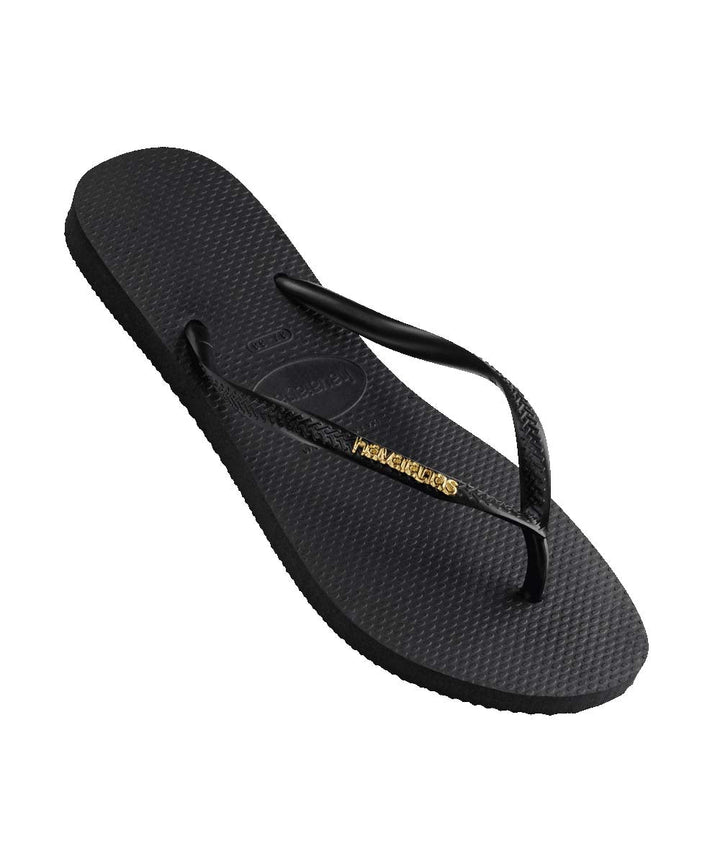 Havaianas Women's Slim Metal Logo Thongs - UGGs Online